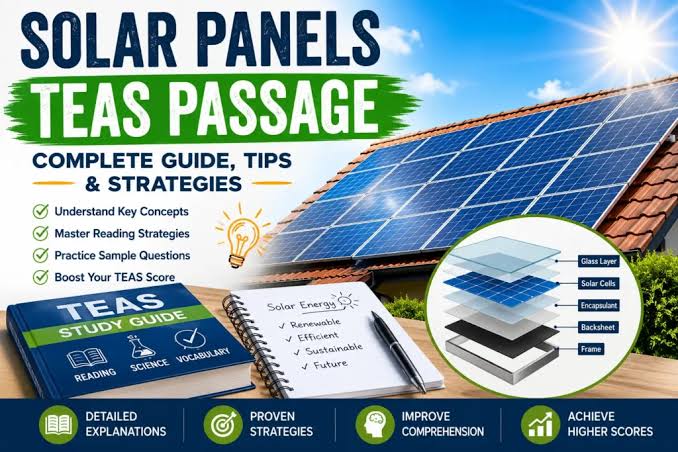 Solar Panel TEAS Passage: Question and High Scoring Strategy.